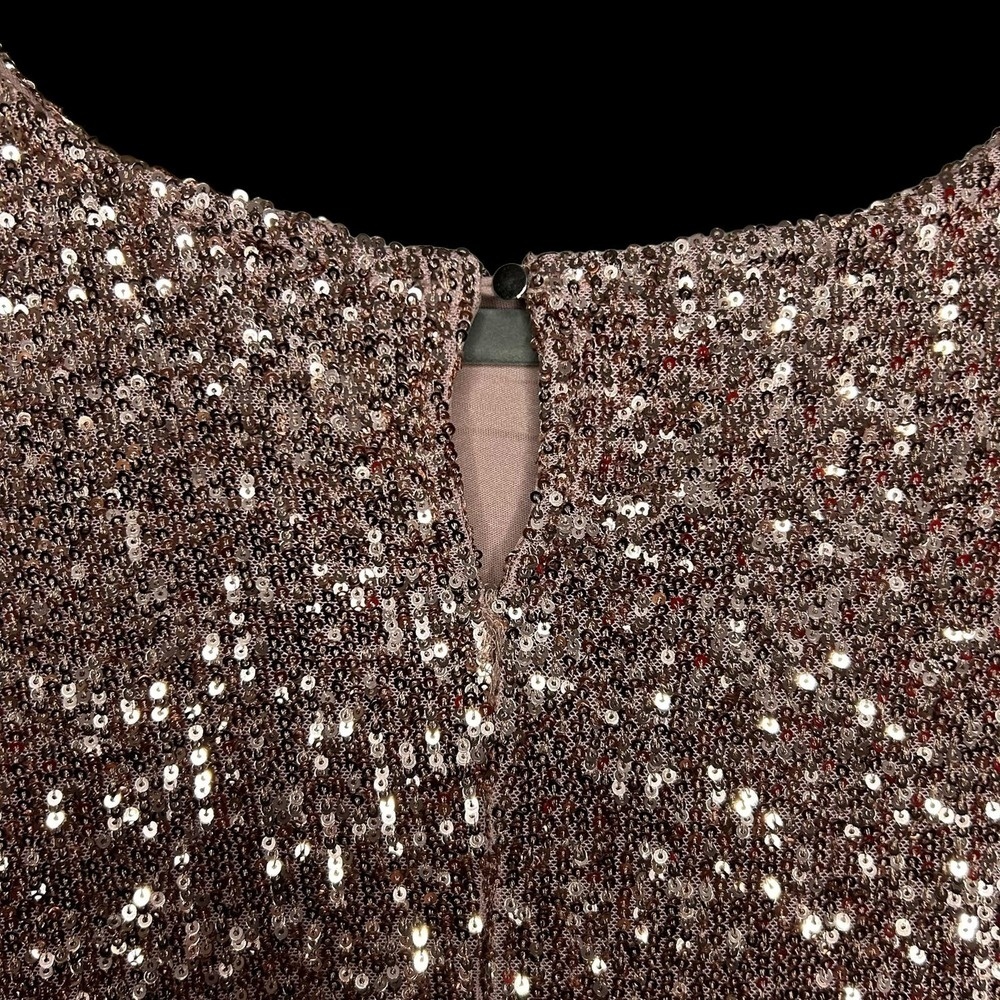 Pink Sequined Shirt Size S - Picture 4 of 5